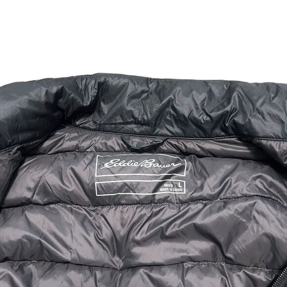 EDDIE BAUER Men’s Black Classic EB650 Down Jacket Size L - Picture 6 of 10